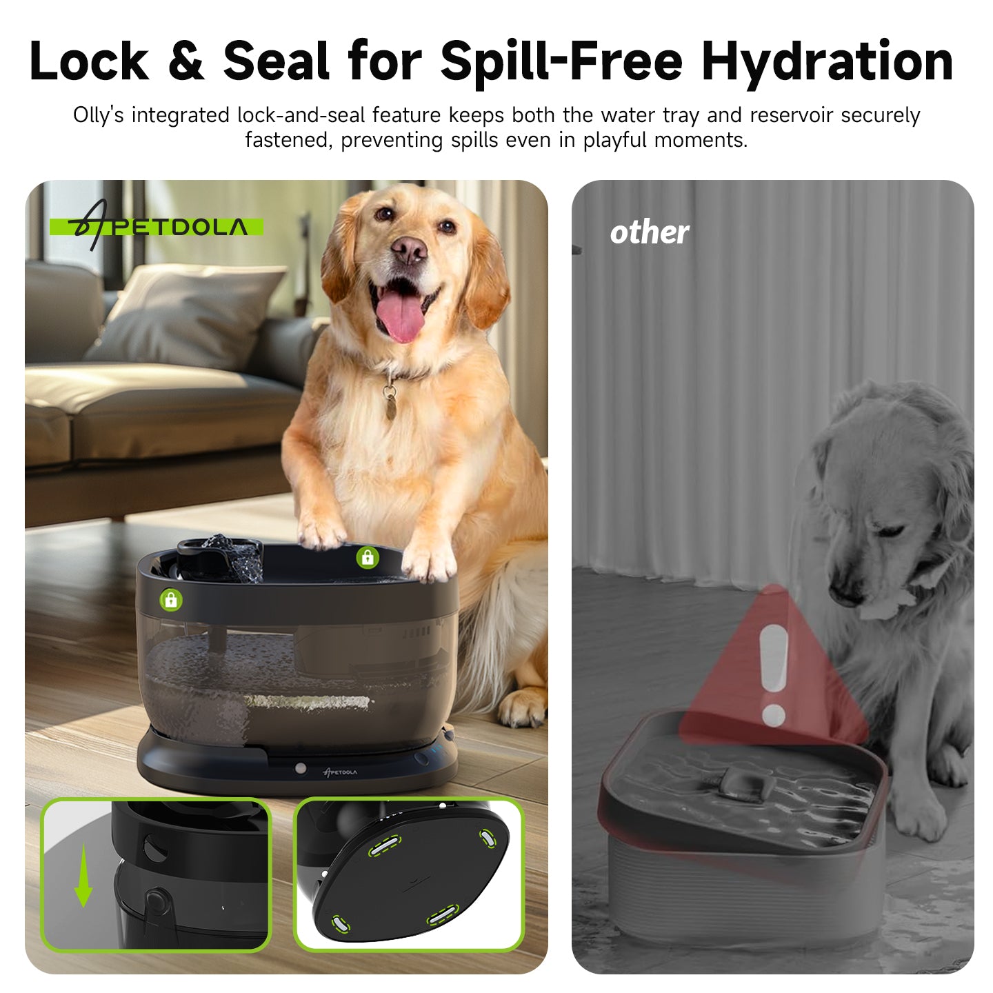 Olly Wireless 7L Dog Fountain