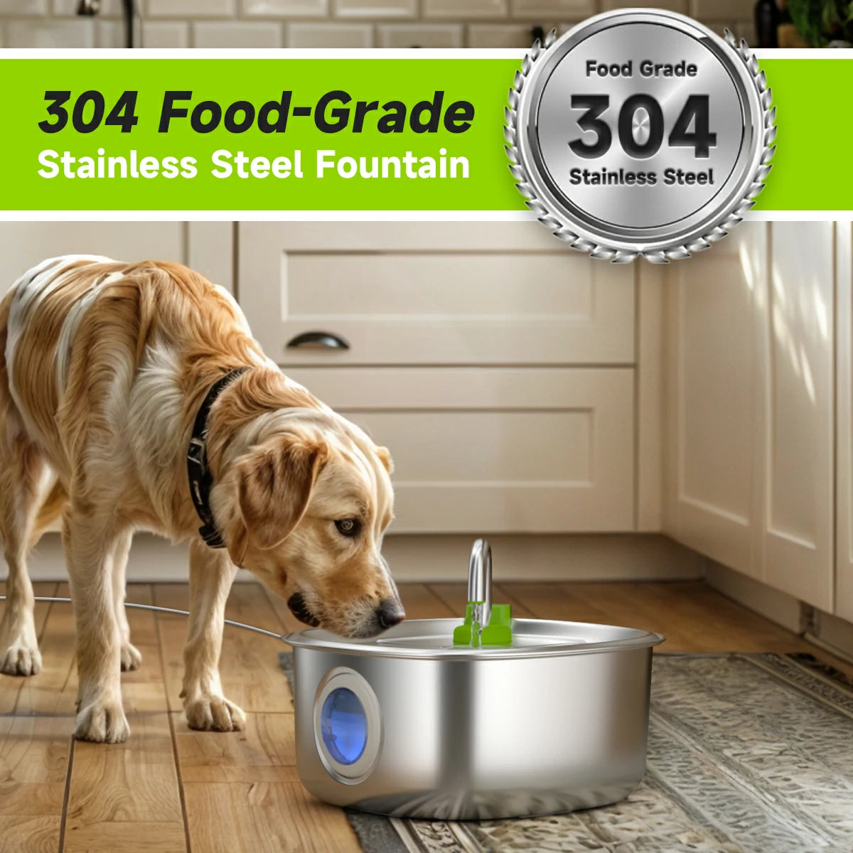 SL Tap Stainless Steel Dog Fountain