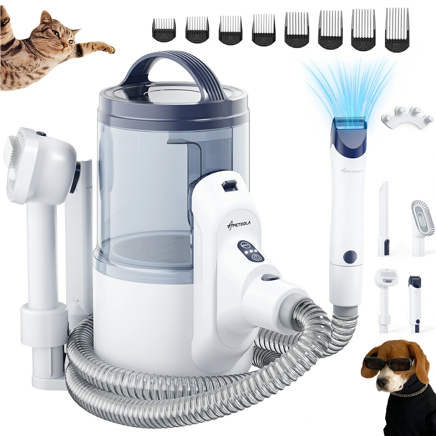 5-In-1 Pet Grooming Vacuum